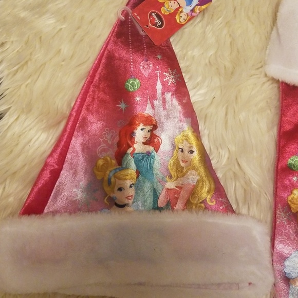 Set of disney princess Santa hat and stocking - Picture 2 of 4